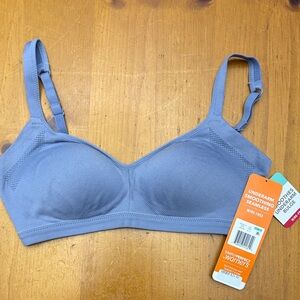 Warner's Comfort Bra in Soft blue